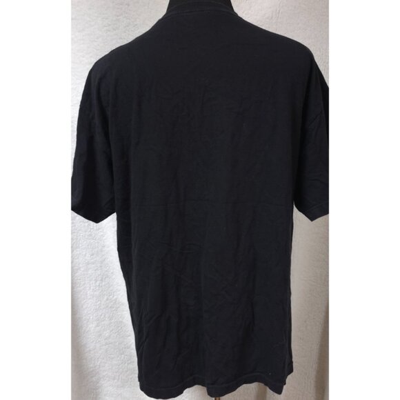 Vtg Dynasty Chicago White Sox MLB XL Black White Metallic Relaxed Fit T-Shirt 04 - Picture 7 of 11